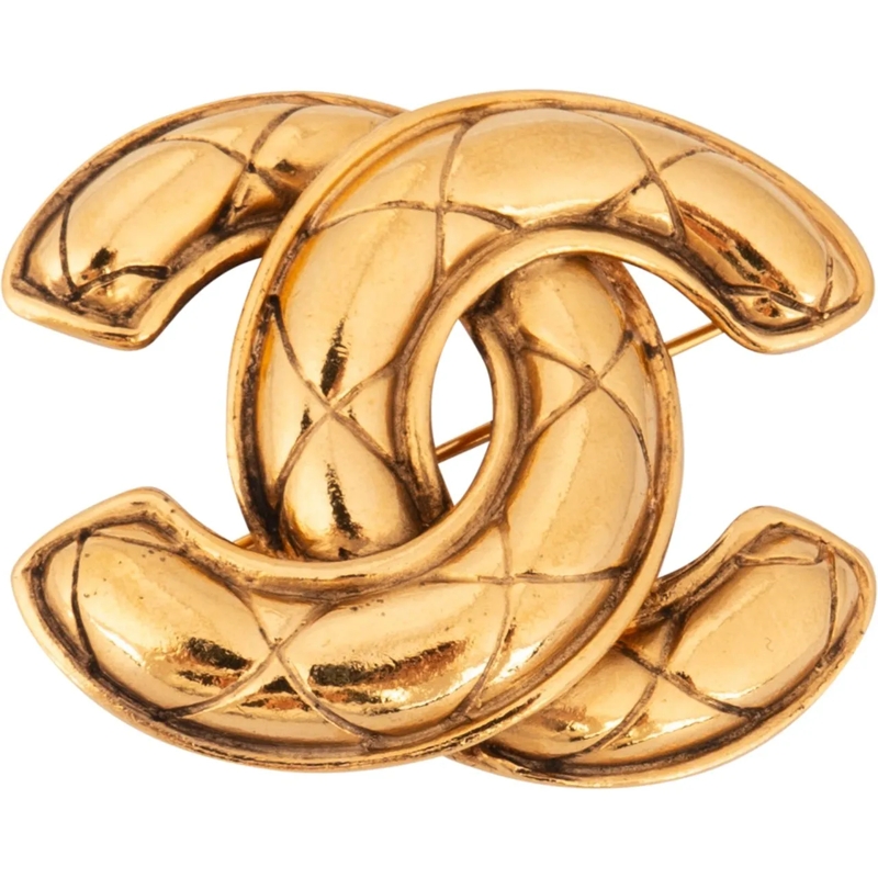 Chanel  Chanel Matelasse CC Brooch mehrfarbig