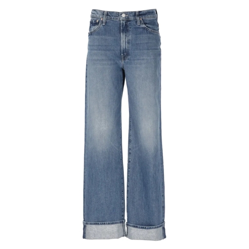 Mother Jeans The Dodger Skimp Cuff Jeans Blue