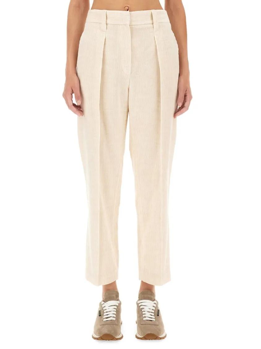 Thumbnail - Brunello Cucinelli - Regular Fit Pants - Größe 40 - beige