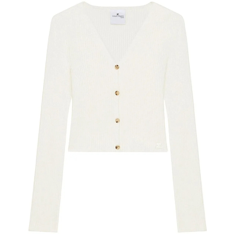 Courrèges  Sweaters Heritage White weiß
