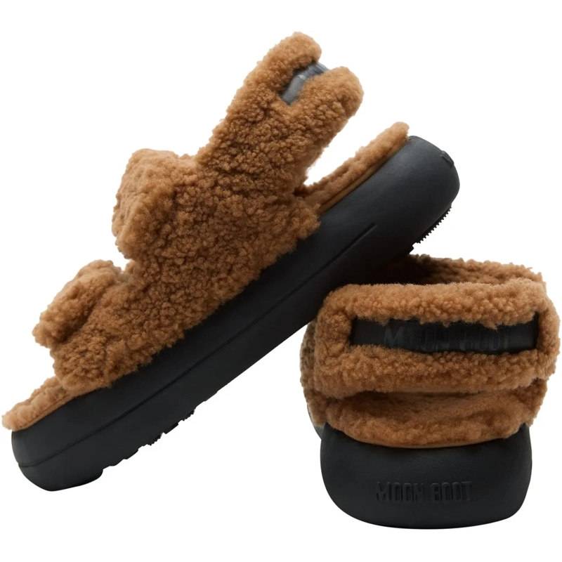 Moonboot Sandalen Shearling Sandal Boots weiß(Image 3)