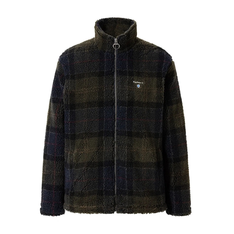 Barbour veste Fleecejacke Sherpa grau