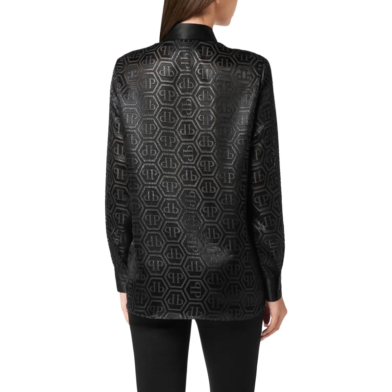 Philipp Plein Hemd Shirt Monogram schwarz(Image 2)