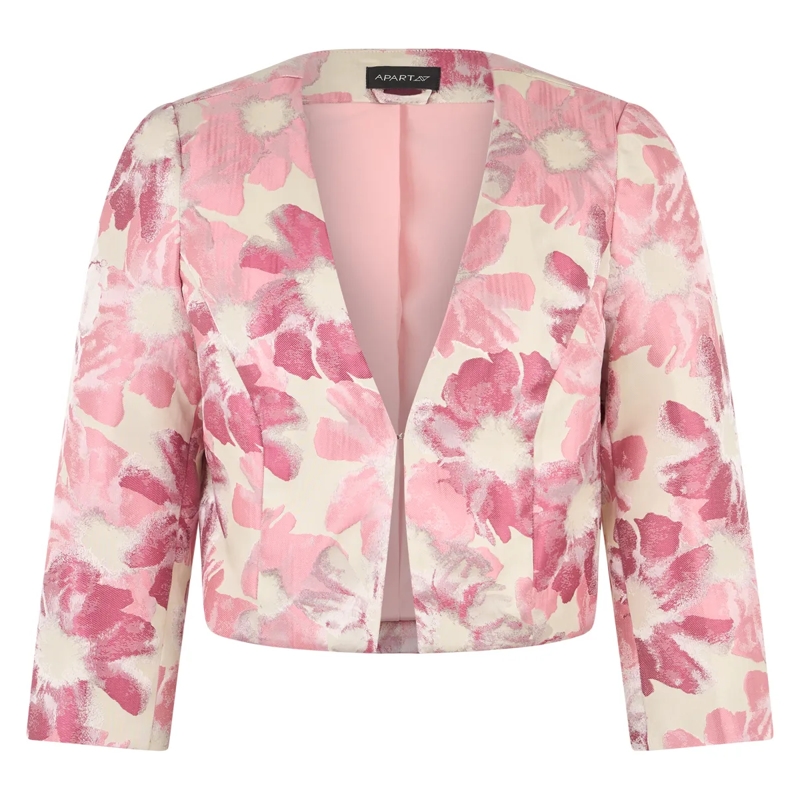 Apart Blazer Jacquard Bolero rose