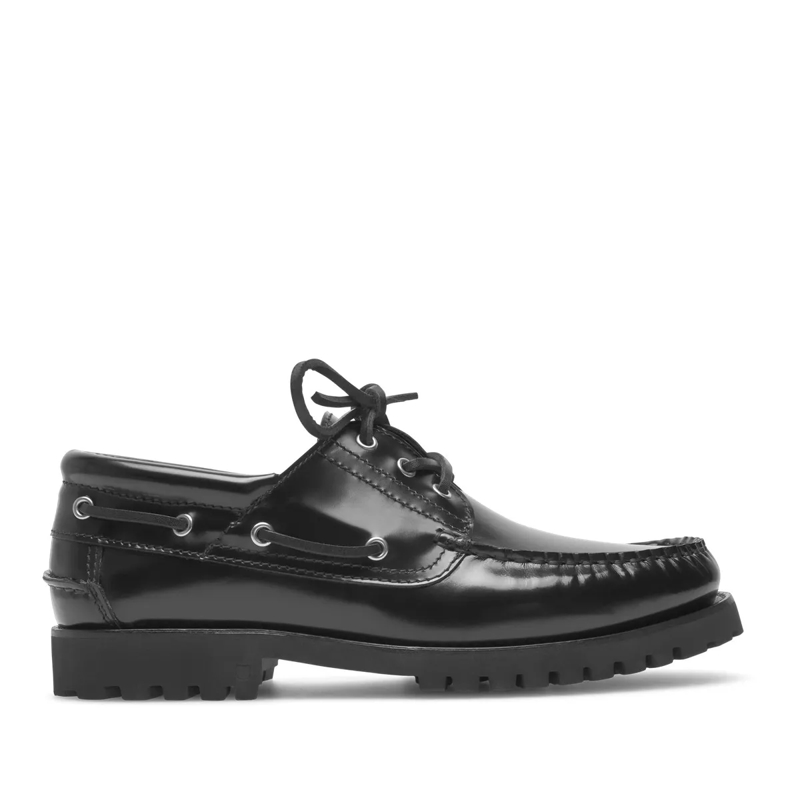 Henry Stevens Monkstraps Bootsschuh Morgan M DS schwarz