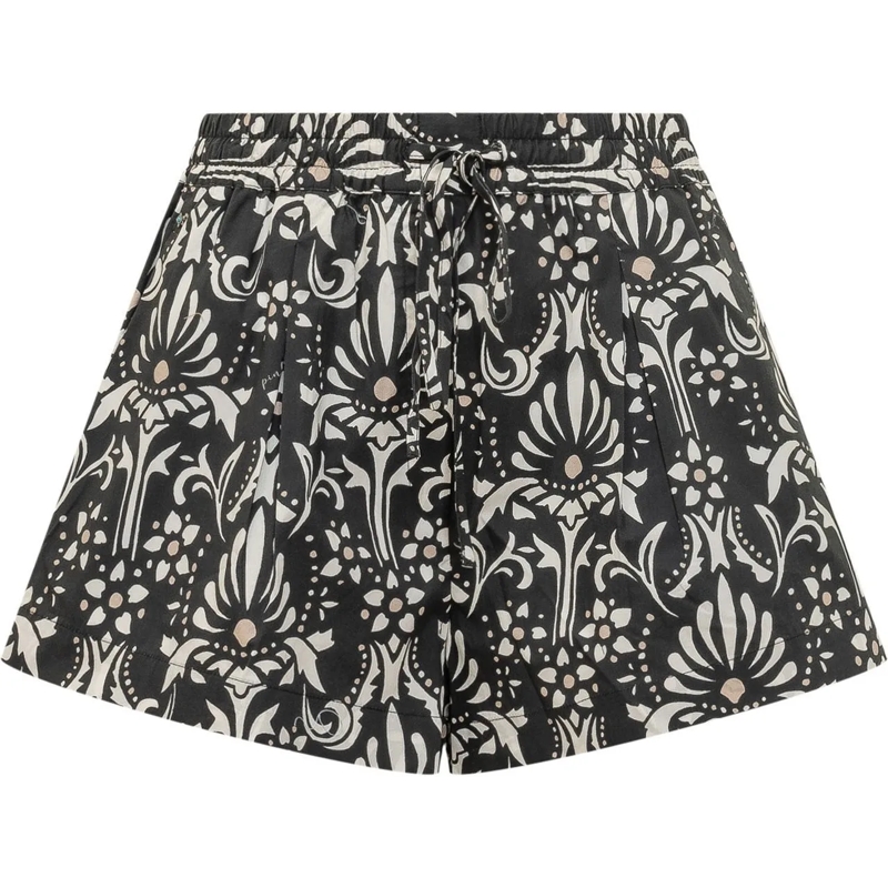 Pinko Shorts Shorts con Stampa Floreale schwarz