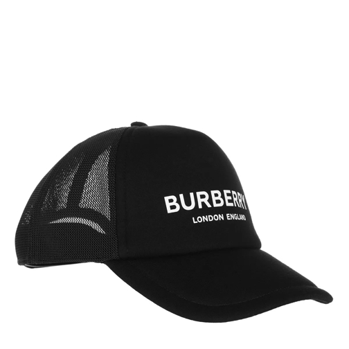 Burberry Logo Print Baseball Cap Black Stola