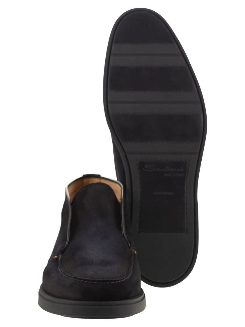 Thumbnail - Santoni Stiefel - Suede Leather Desert Boot - Gr. 6 - in Schwarz - für Damen