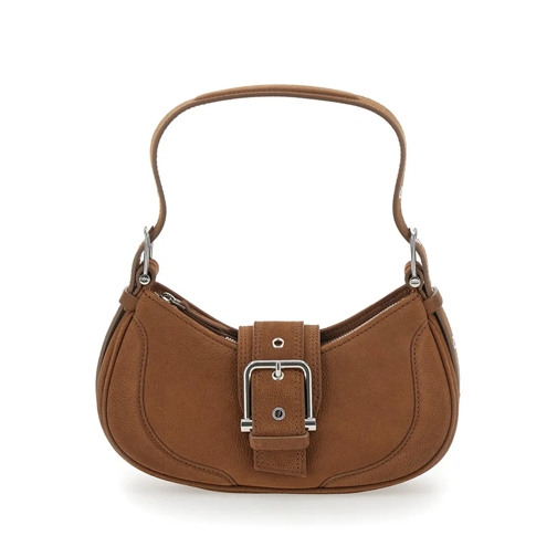 Osoi Schoudertas Hobo Brocle Shoulder Bag - Leather - Brown Brown