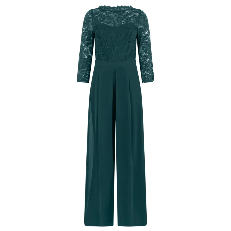 Apart Jumpsuit Abendoverall grün