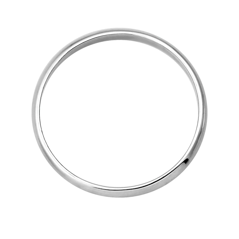 Elli Bandring Ring Basic Bandring Hochzeit Trauring 585 Weißgold weiss(Image 3)