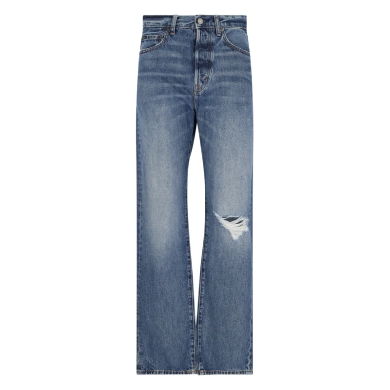 Polo Ralph Lauren Jeans Straight Fit Destroyed Jeans – Blue Blue