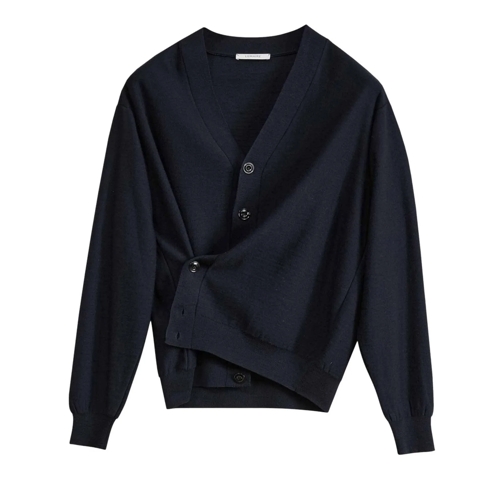 Lemaire Sweatshirts Knitted Cardigan with Buttons mehrfarbig