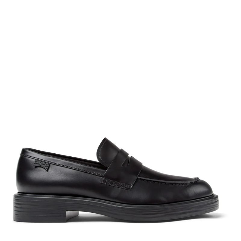 Camper Schnürschuhe Mokassins Dean schwarz