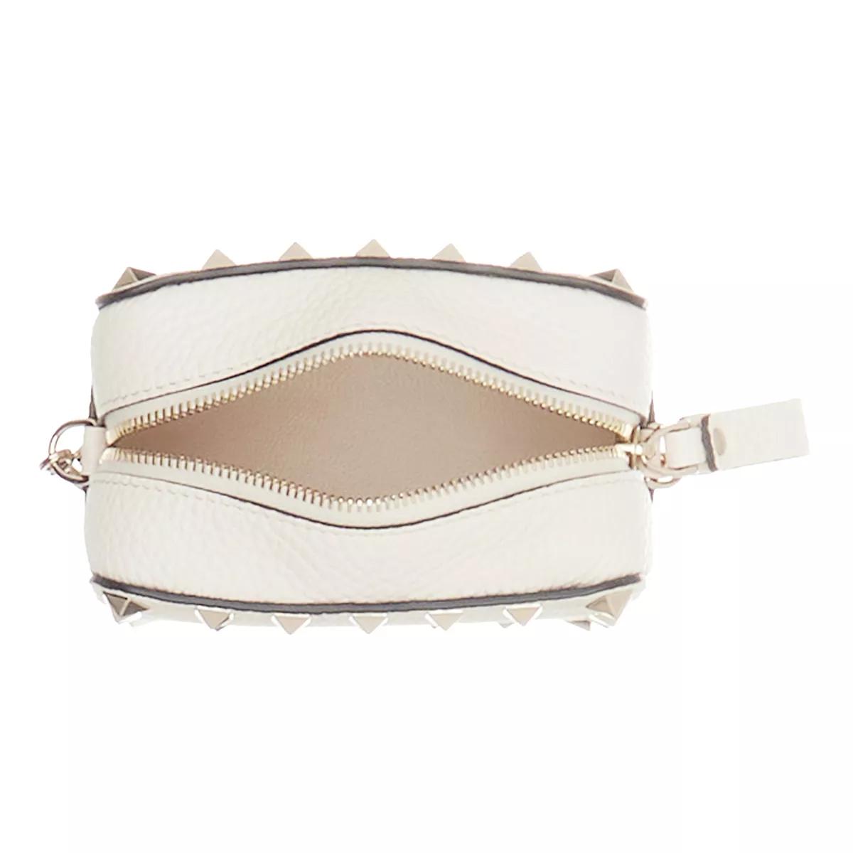 Valentino Garavani Crossbody bags Leather Logo Shoulder Bag in crème