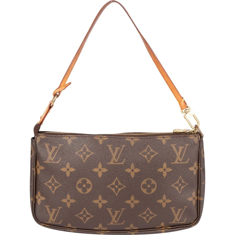 Louis Vuitton Schultertasche Louis Vuitton Canvas Monogram Pochette Accessoire  mehrfarbig