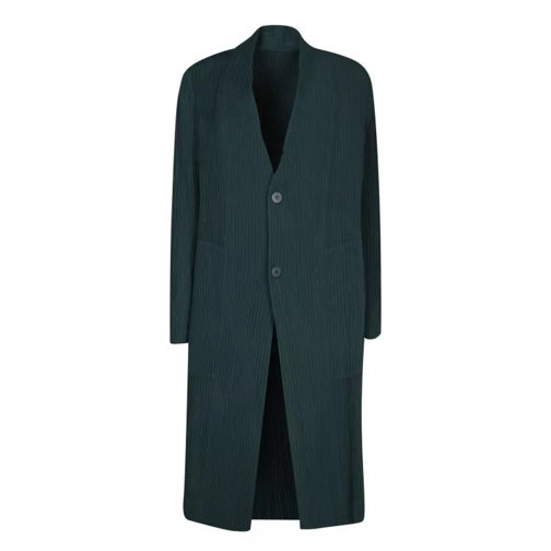 Issey Miyake Pleated Cardigan Green 