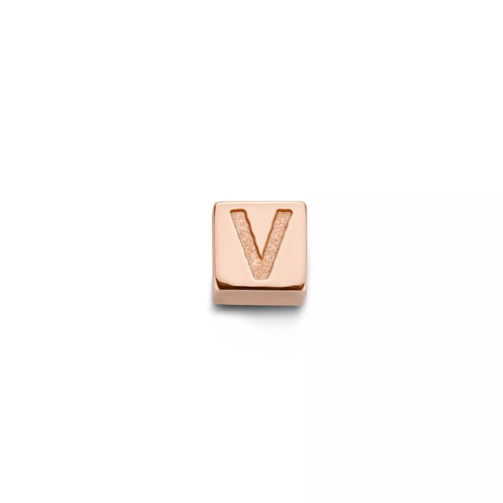 Isabel Bernard Charms - V Rosegold La Concorde Felie 14 Karat Collier Cube - Gr. unisize - in Quarz - für Damen