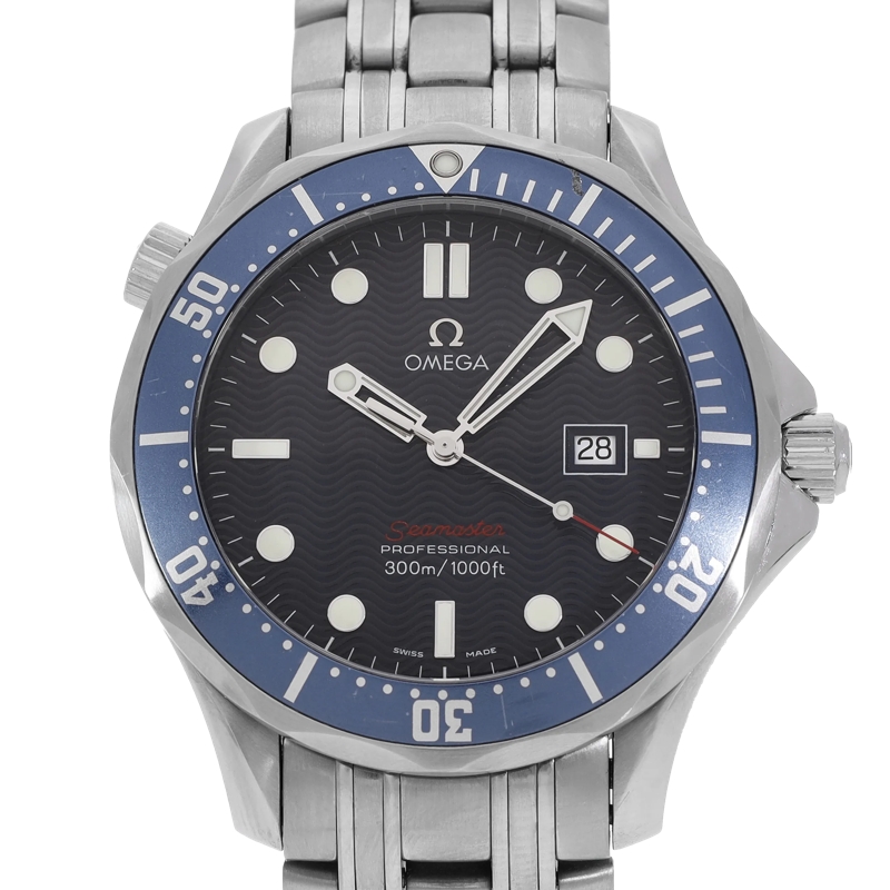 Omega Automatikuhr Seamaster Blau