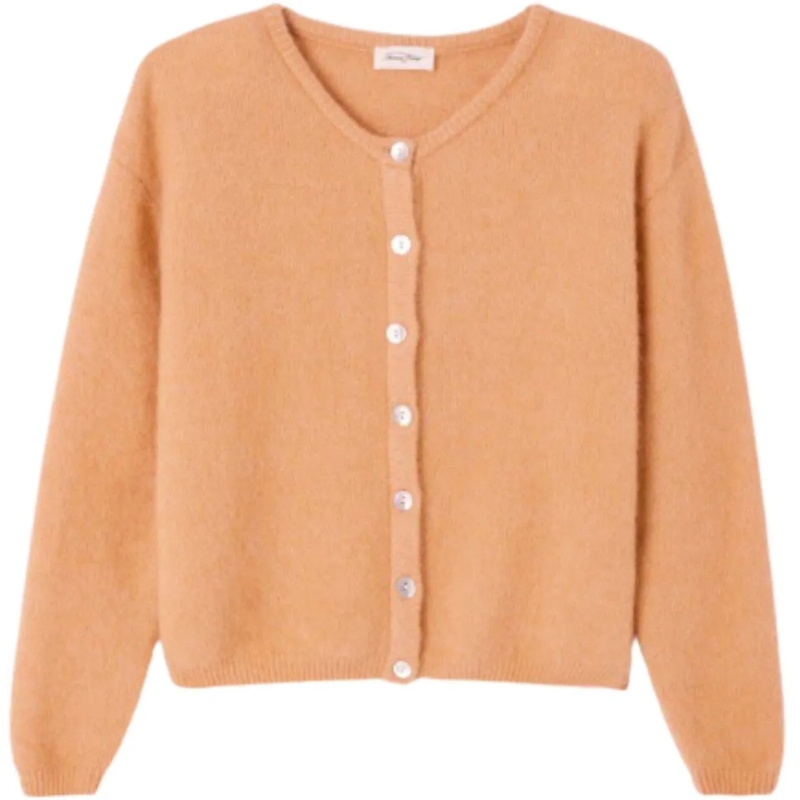 American Vintage  American Vintage Vitow Vesten Zalm Vito19eh25 rose