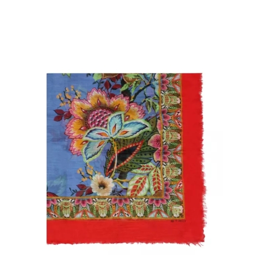 Etro Printed Jacquard Scarf Multicolor 