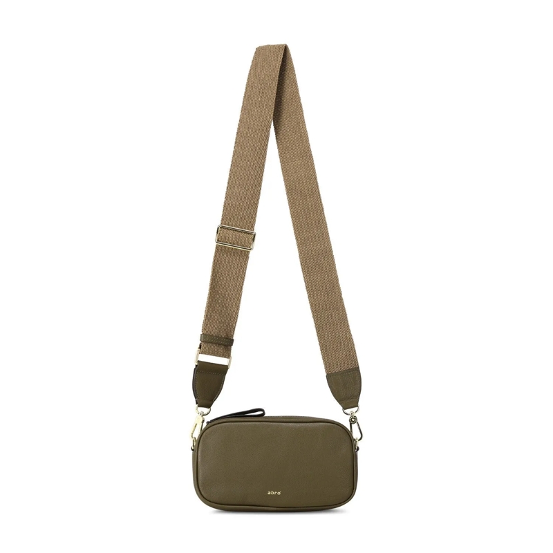 Abro Fourre-tout Umhängetasche Tina Groß Grün