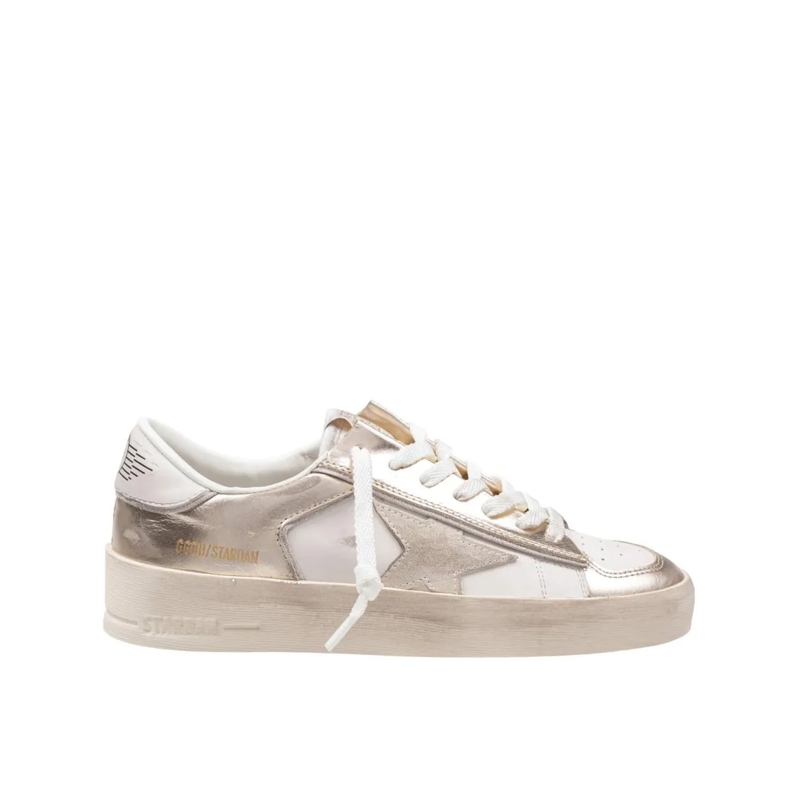 Golden Goose Low-Top-Sneaker White Leather Stardan Sneakers White