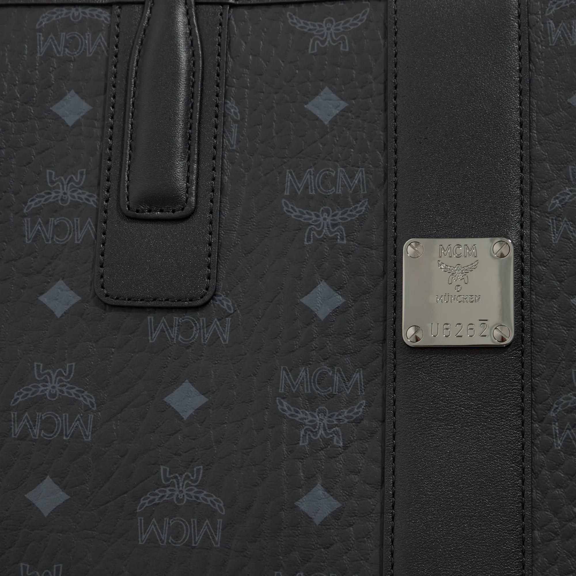 MCM Shoppers Liz Vi Shopper Lrg Bk in zwart