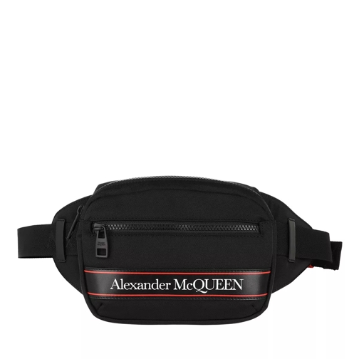Alexander McQueen Belt Bag Black Red Crossbody Bag