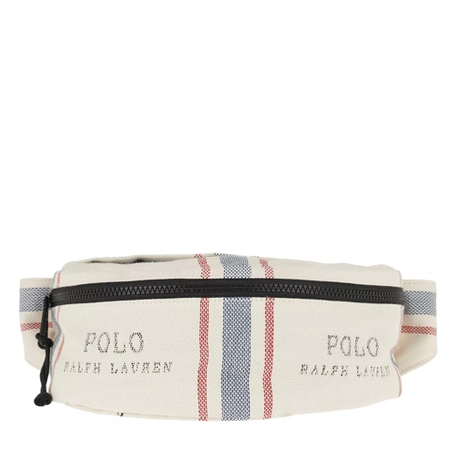 Polo Ralph Lauren Laundry Stripe Crossbody Bag Small Natural Crossbodytas