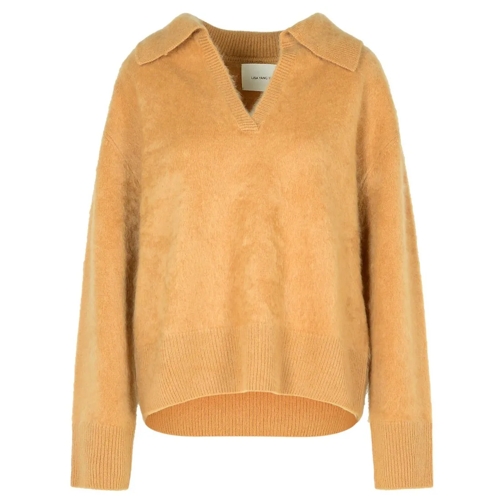 Lisa Yang Pull Kerry Beige Cashmere Sweater Orange