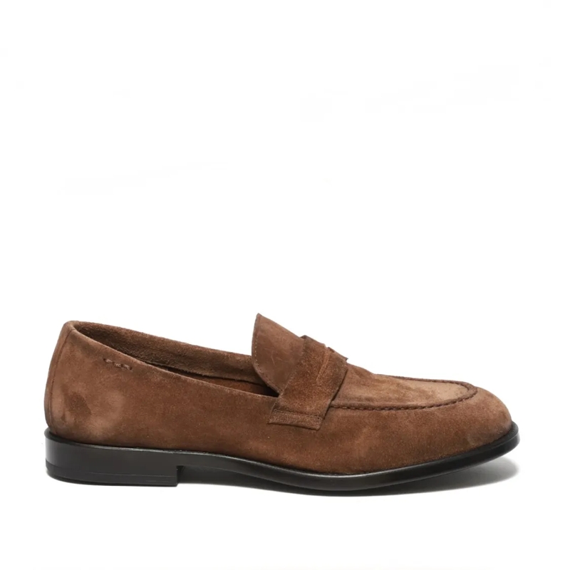 Alexander Hotto Mocassin Leather Suede Moccasins Brown