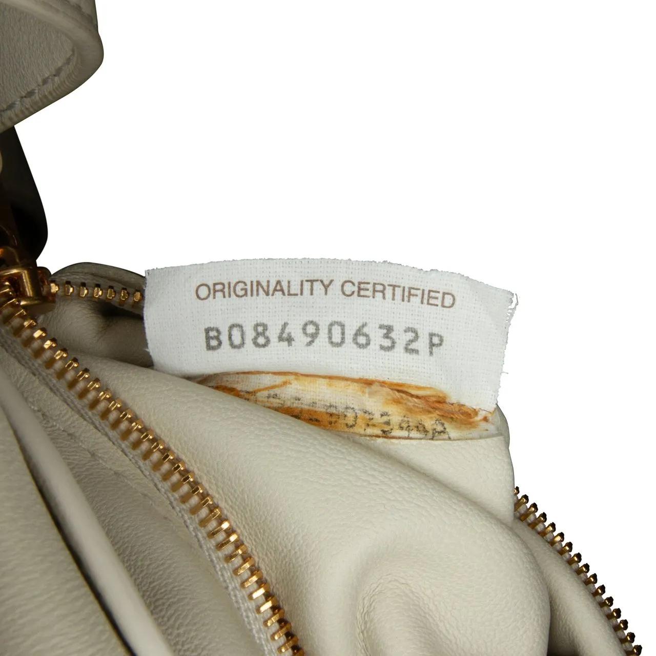 Bottega Veneta Hobo bags 2015-2023 Nappa Intrecciato Padded Cassette Crossb in wit