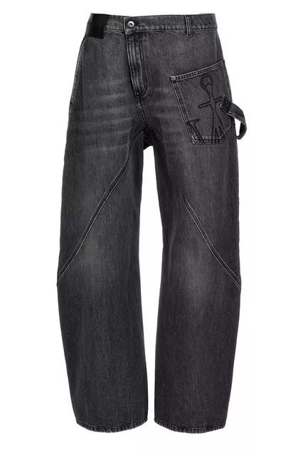 J.W.Anderson - Twisted Workwear Jeans - Größe 30 - schwarz