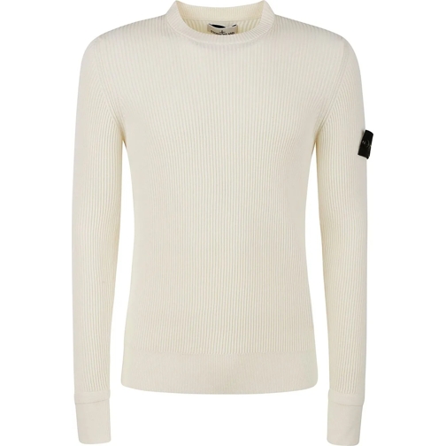 Stone Island  Sweaters White weiß