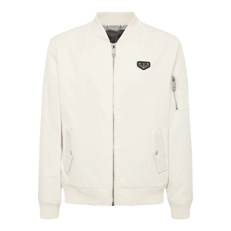 Philipp Plein Daunenjacke Bomber beige