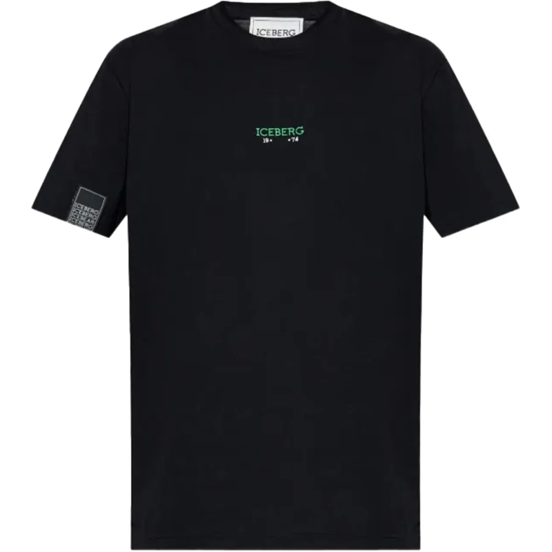 Iceberg T-shirt Phonecell Tee Black schwarz