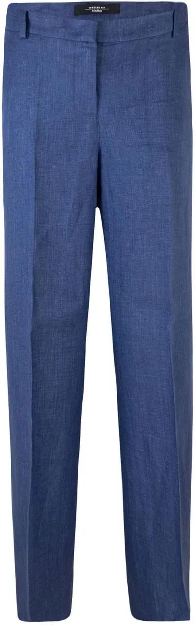 Thumbnail - Max Mara - Trousers Blue - Größe 42 - blau