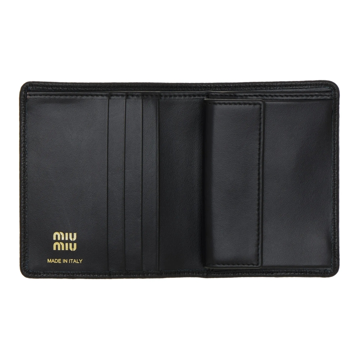 小物 MIU MIU black leather wallet MIU MIU Leather Shoulder Wallet | Holt Renfrew