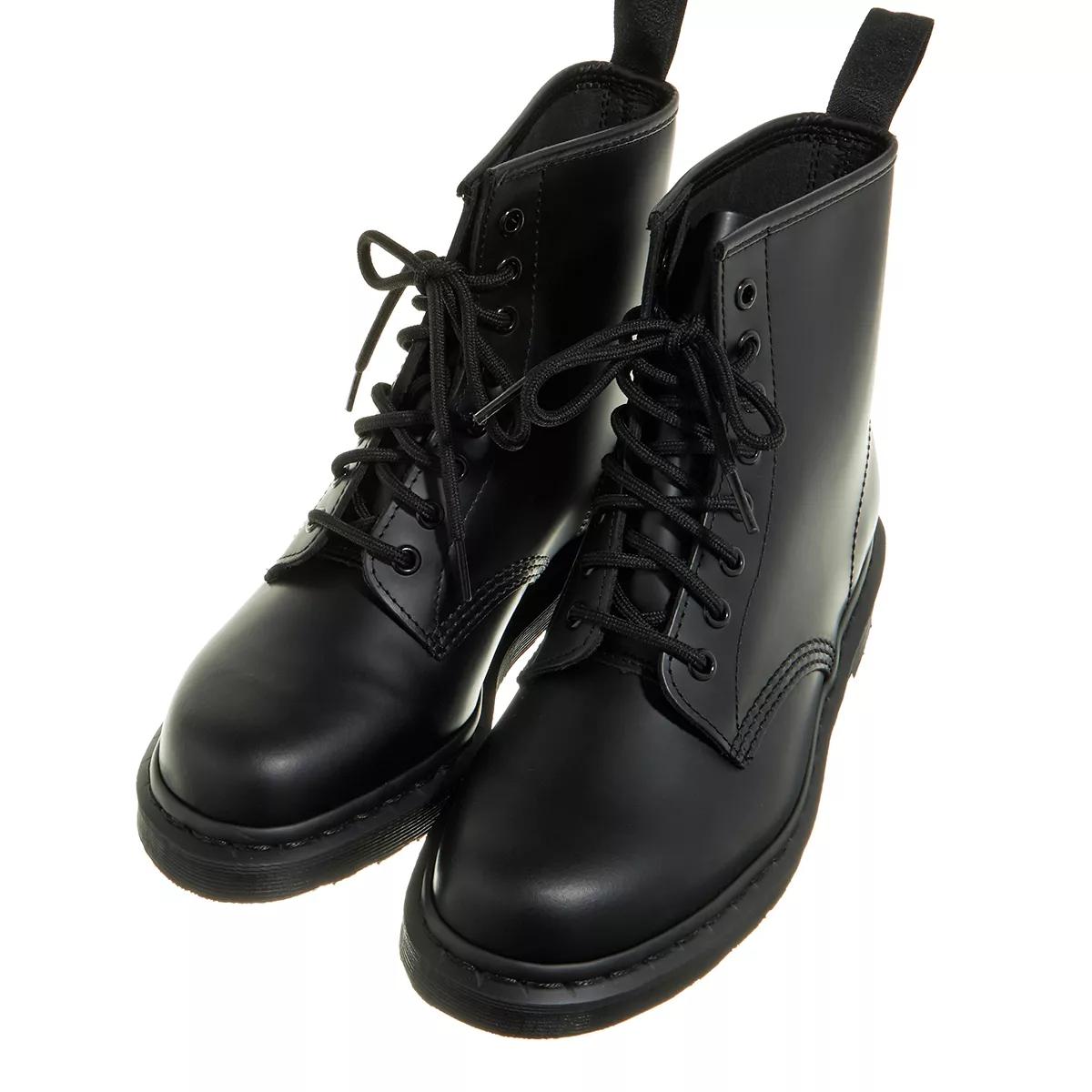 Dr martens black smooth mono online