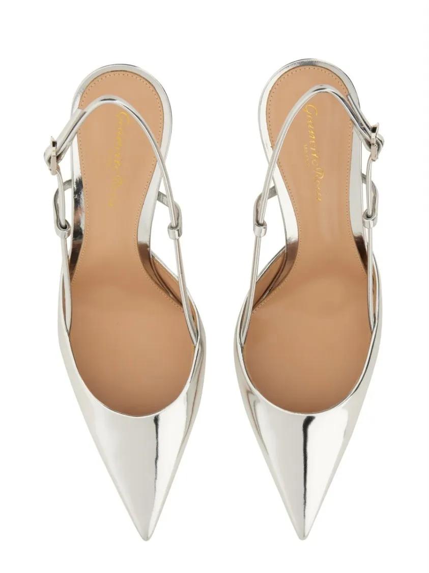 Thumbnail - Gianvito Rossi Hohe Schuhe - "Ascent" Slingback Heels With Pointed Toe - für Damen