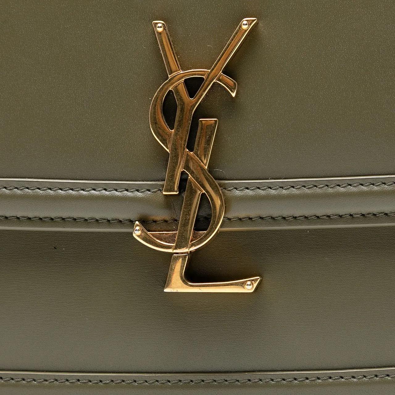 Thumbnail - Saint Laurent Hobo Bags - Medium Leather Solferino Satchel In Box - Gr. unisize - in Grün - für Damen