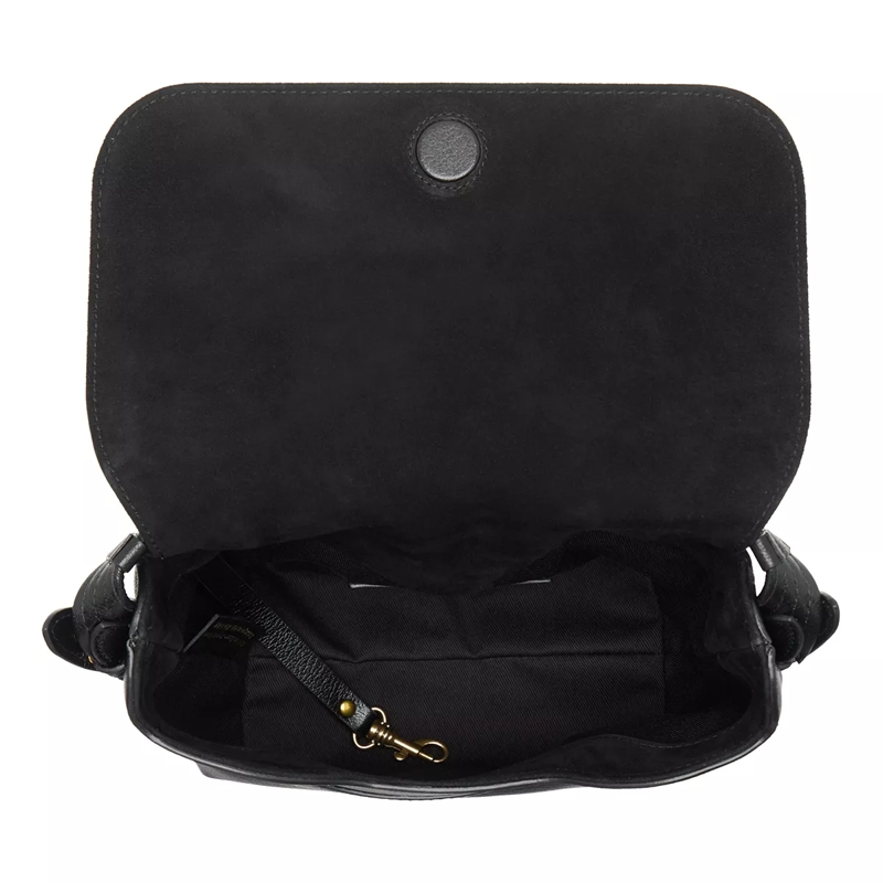 Jerome Dreyfuss Sac à bandoulière Pepito S Noir Brass Buffallo(Image 5)