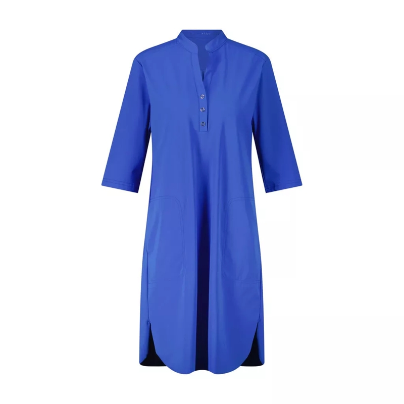 Raffaello Rossi Midi-jurk Midikleid Ambra mit 3/4-Ärmeln Dunkelblau(Image 3)