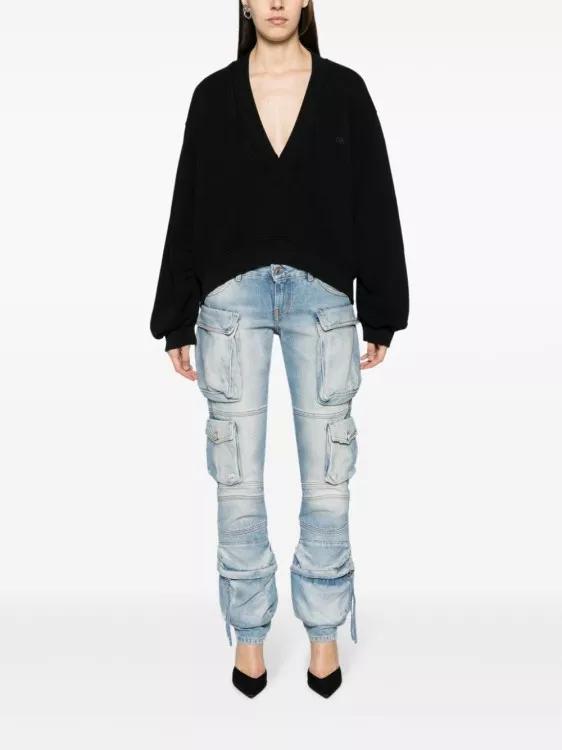 The Attico essie long pants lightblue blau | Jeans