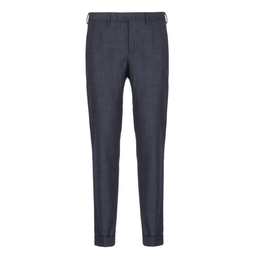 Pt Torino  Virgin Wool Trousers Blue