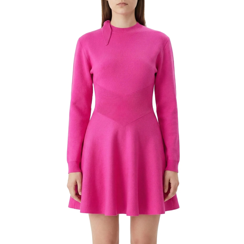 Givenchy Mini-robe Midikleid aus Woll-Mix pink(Image 2)