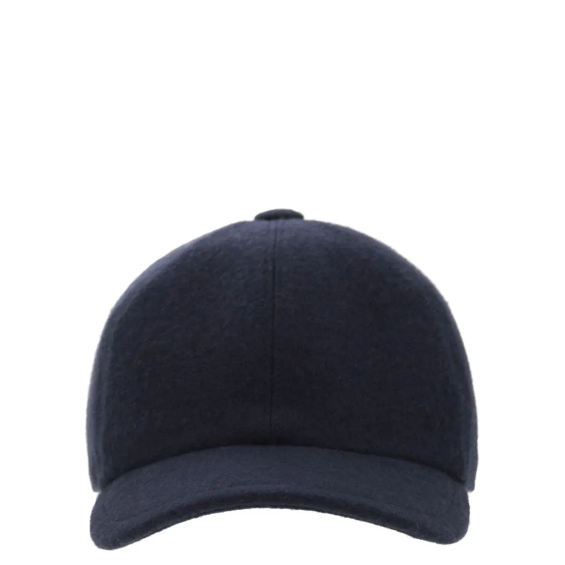 Fedeli Hut Baseball Cap In Exclusive Cashmere Blue
