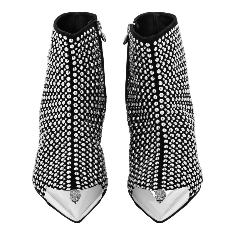 Philipp Plein Stiefel Stiefel Lo-Heels Low Skull Mit Nieten Verziert schwarz(Image 2)