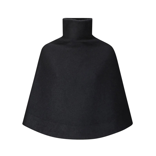 LUSSI Umhang Cashmere And Silk Cape Black